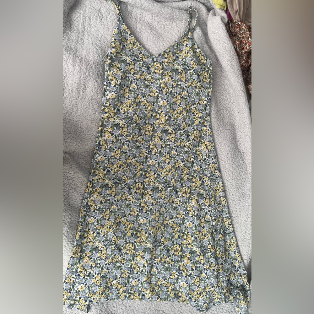 Forever 21 blue floral dress